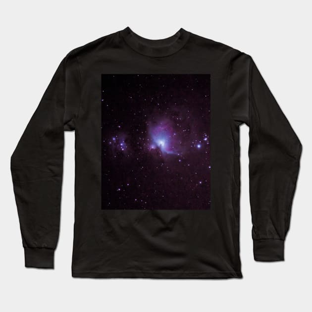 Distant Starts - Purple Long Sleeve T-Shirt by gruntcooker